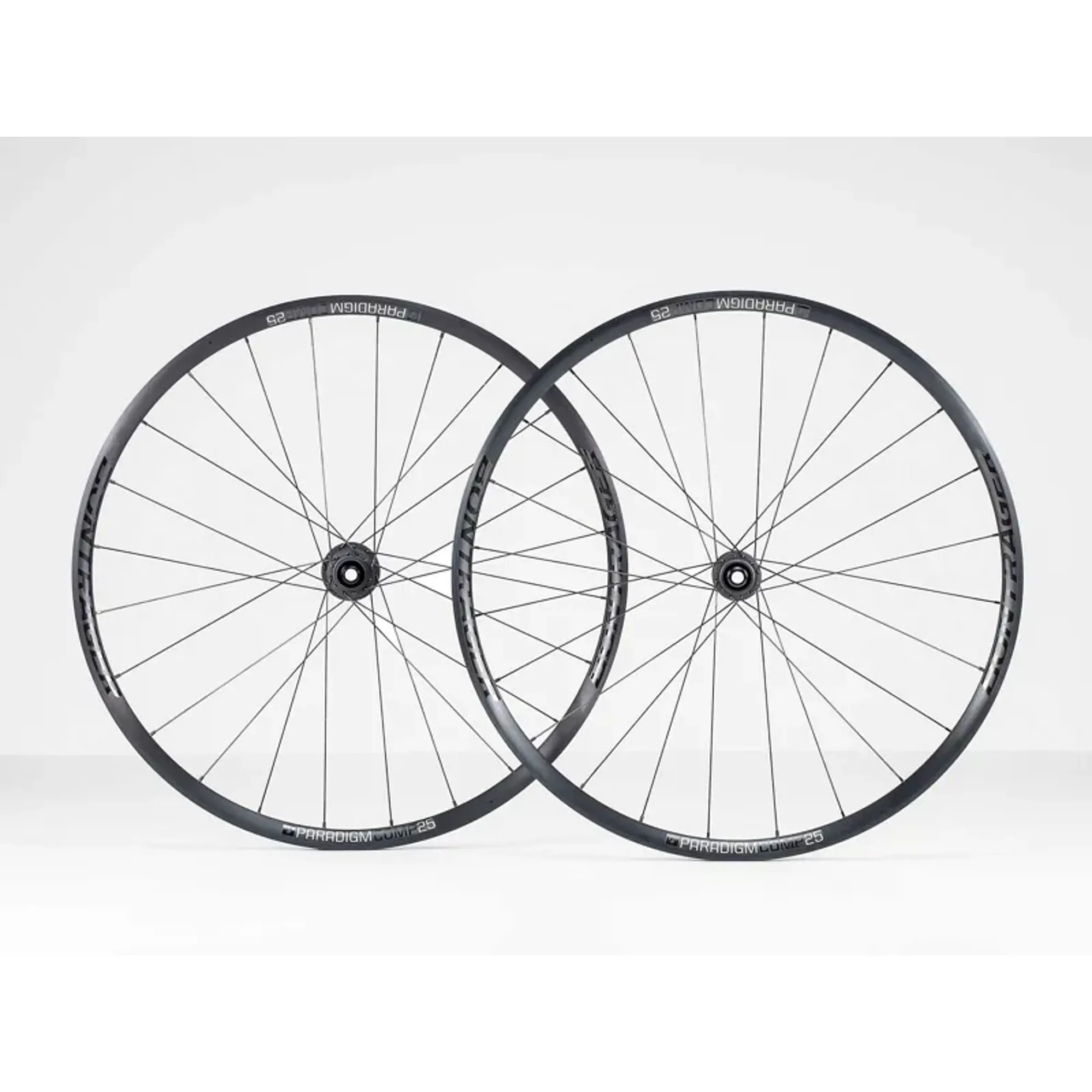 Wheel Bontrager Paradigm Comp 25 Disc 12T Bl BLACK front Wheel Bontrager Paradigm Comp 25 Disc 12T Bl BLACK front