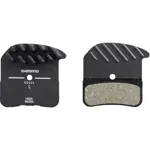 Genuine Shimano replacement disc brake pads designed for 4-piston brake systems.