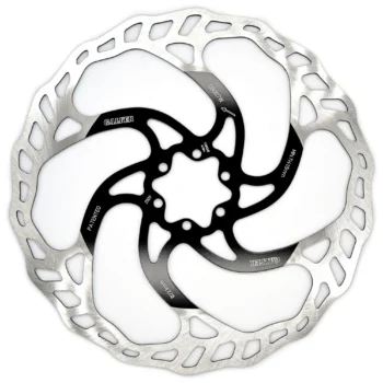 Galfer 6-bolt 2.0mm 223mm Wave Brake Rotor in Black/Silver